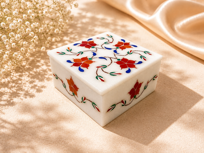 Limited Edition Makrana Marble Jewellery Box