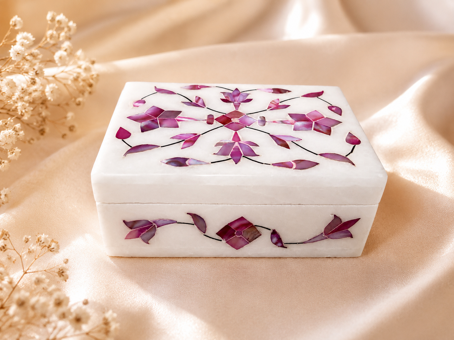 Small Marble Jewellery Box