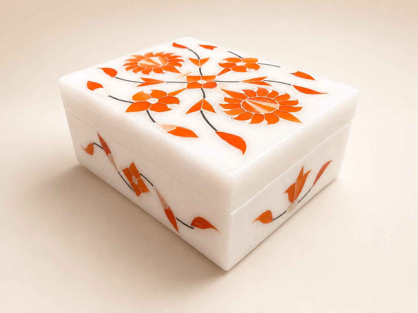 Small Marble Jewellery Box