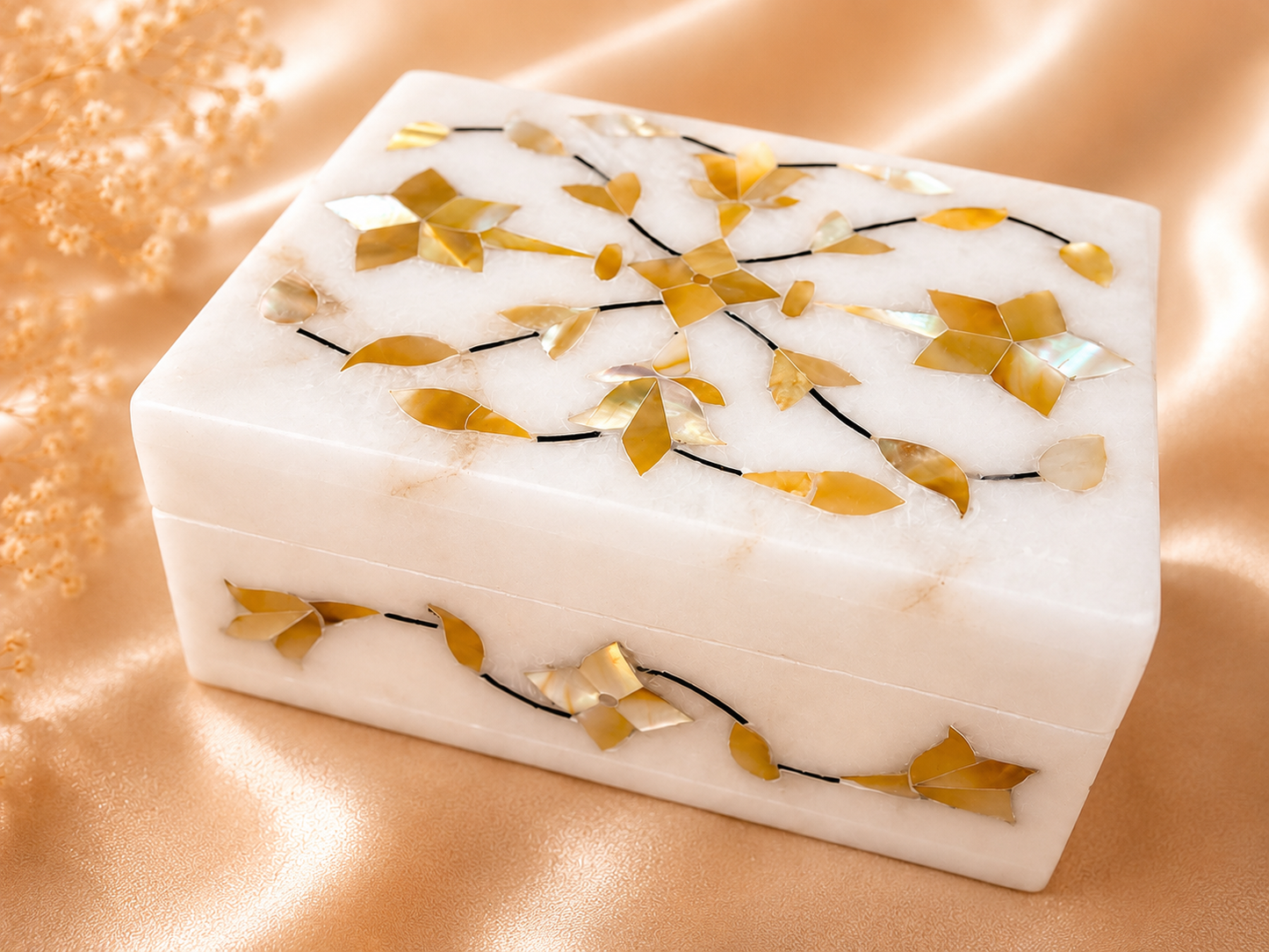 Small Marble Jewellery Box