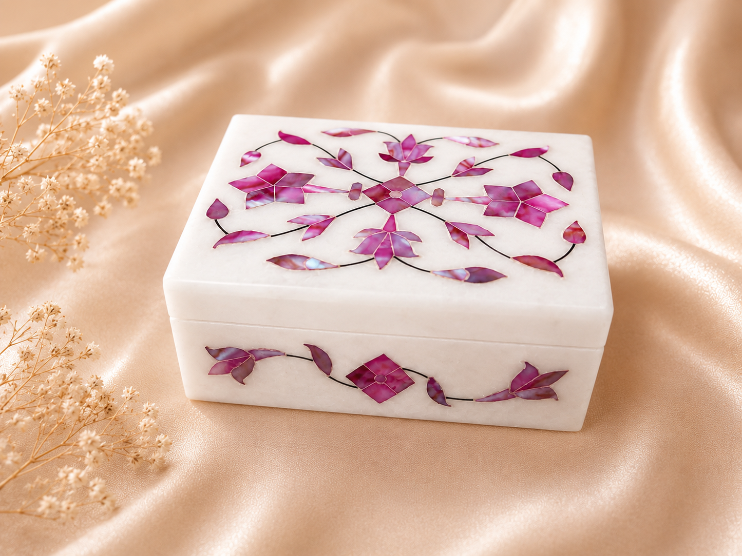 Small Marble Jewellery Box