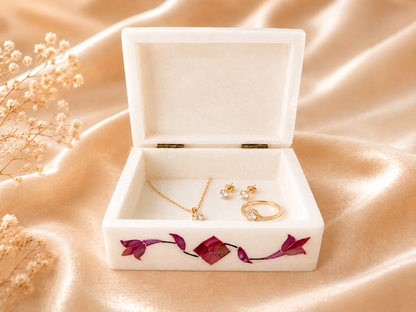 Small Marble Jewellery Box