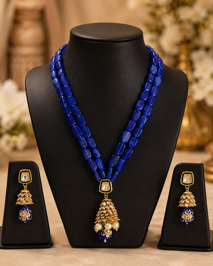 Royal Blue Marble Gift Set – Blue Jewellery & Handcrafted Box