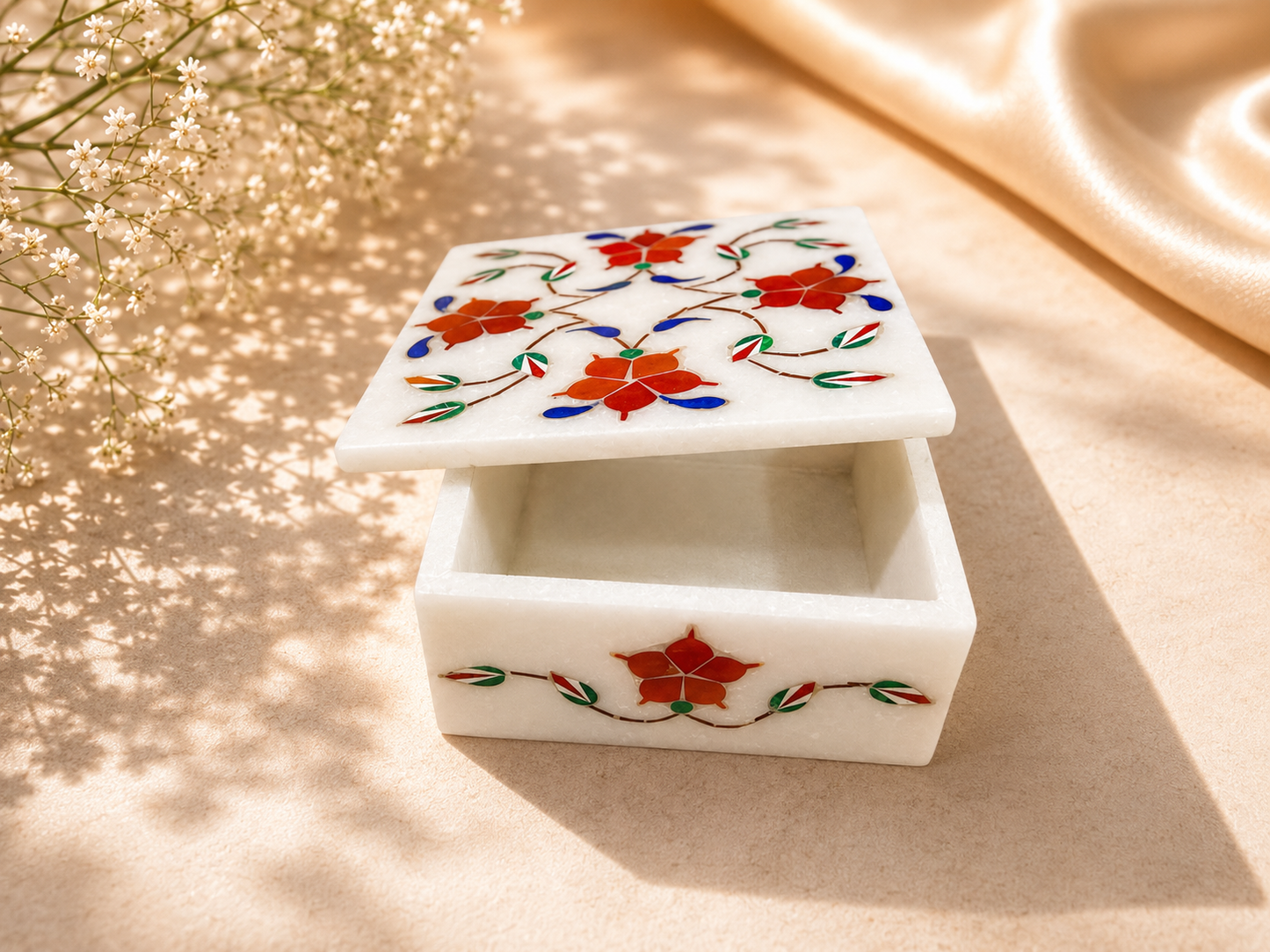 Limited Edition Makrana Marble Jewellery Box